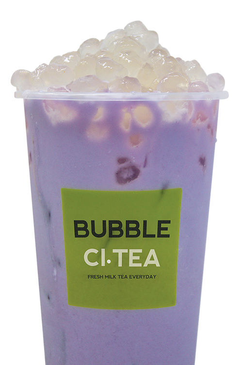 Guava Fruit Tea with Rainbow Bubbles